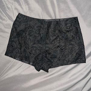 Lace Black Dress Shorts